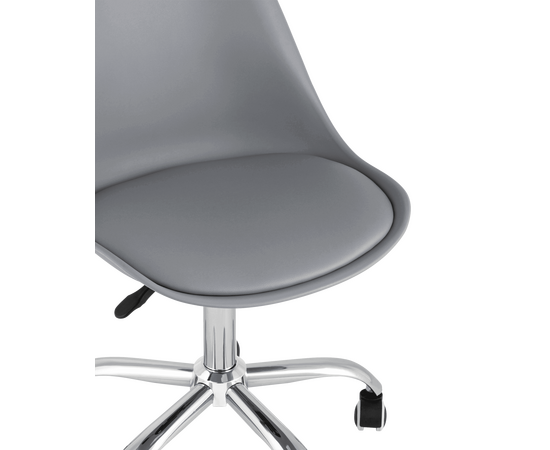 Стул офисный BLOK NEW пластиковый серый, изображение 9 | Интернет магазин мебели и декора LifeDekor