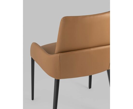 Стул Челси экокожа коричневый, изображение 9 | Интернет магазин мебели и декора LifeDekor