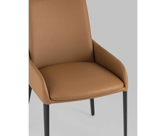 Стул Челси экокожа коричневый, изображение 10 | Интернет магазин мебели и декора LifeDekor
