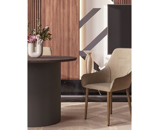 Стул Диана велюр бежевый, изображение 4 | Интернет магазин мебели и декора LifeDekor