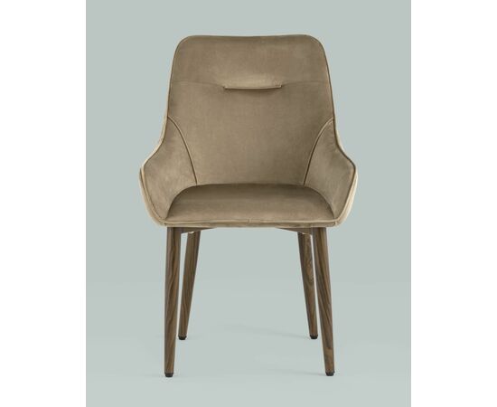 Стул Диана велюр бежевый, изображение 17 | Интернет магазин мебели и декора LifeDekor