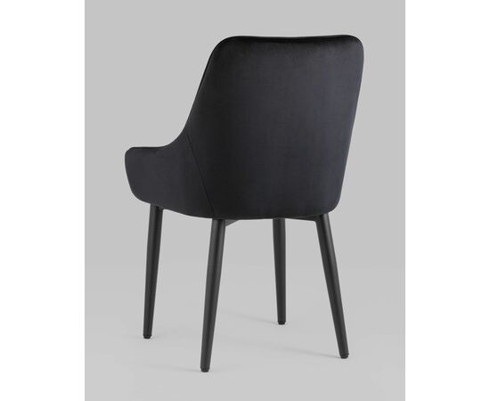 Стул Диана велюр черный, изображение 8 | Интернет магазин мебели и декора LifeDekor