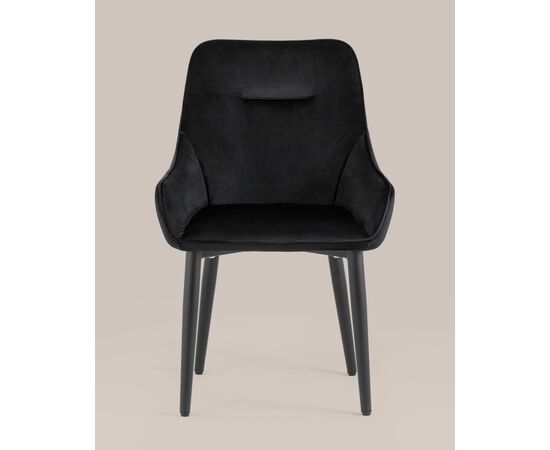 Стул Диана велюр черный, изображение 5 | Интернет магазин мебели и декора LifeDekor