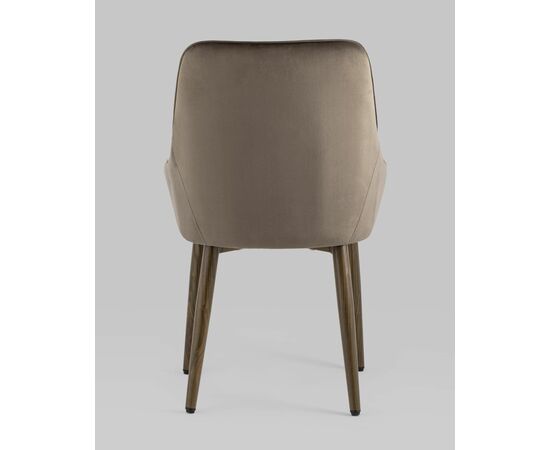 Стул Диана велюр коричневый, изображение 7 | Интернет магазин мебели и декора LifeDekor