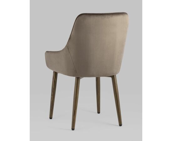 Стул Диана велюр коричневый, изображение 8 | Интернет магазин мебели и декора LifeDekor