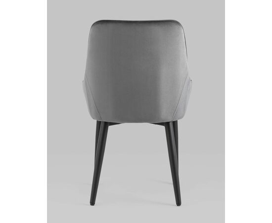 Стул Диана велюр серый, изображение 9 | Интернет магазин мебели и декора LifeDekor