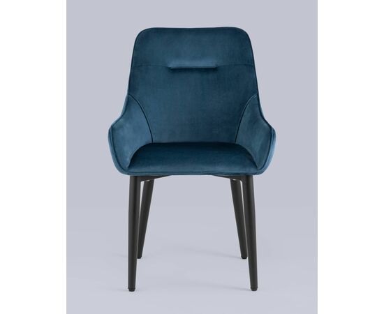 Стул Диана велюр сине-зеленый, изображение 7 | Интернет магазин мебели и декора LifeDekor