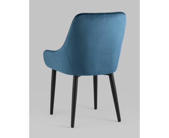 Стул Диана велюр сине-зеленый, изображение 10 | Интернет магазин мебели и декора LifeDekor