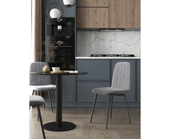 Стул Easy велюр серый, изображение 4 | Интернет магазин мебели и декора LifeDekor