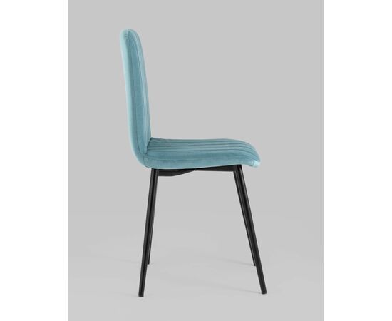 Стул Easy велюр пыльно-голубой, изображение 6 | Интернет магазин мебели и декора LifeDekor