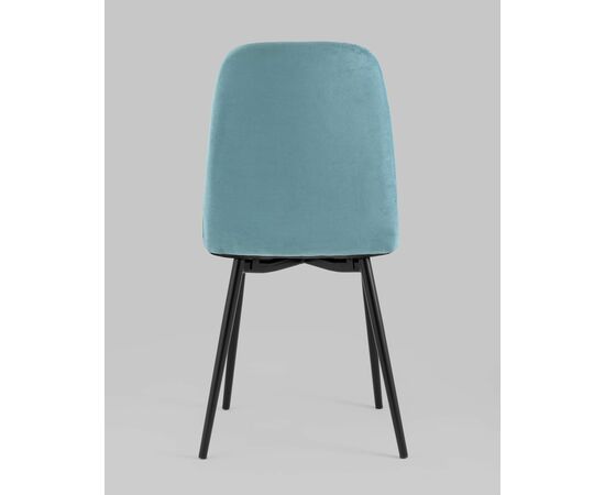 Стул Easy велюр пыльно-голубой, изображение 7 | Интернет магазин мебели и декора LifeDekor