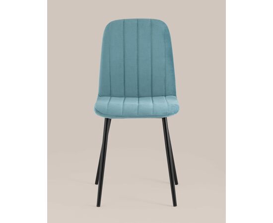 Стул Easy велюр пыльно-голубой, изображение 5 | Интернет магазин мебели и декора LifeDekor