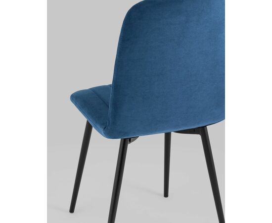 Стул Easy велюр синий, изображение 9 | Интернет магазин мебели и декора LifeDekor