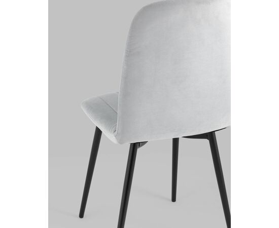 Стул Easy велюр светло-серый, изображение 9 | Интернет магазин мебели и декора LifeDekor