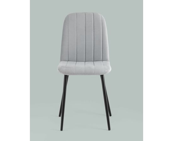 Стул Easy велюр светло-серый, изображение 5 | Интернет магазин мебели и декора LifeDekor