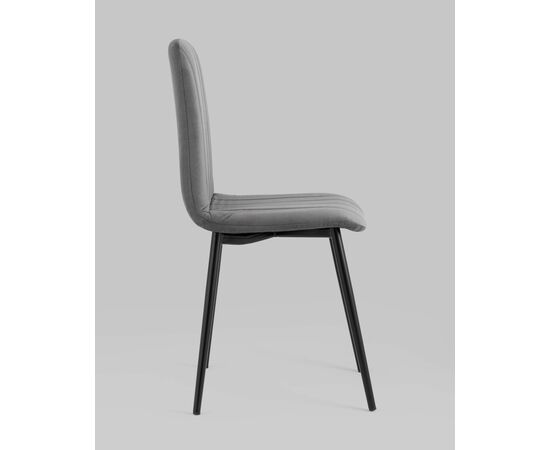 Стул Easy велюр темно-серый, изображение 8 | Интернет магазин мебели и декора LifeDekor