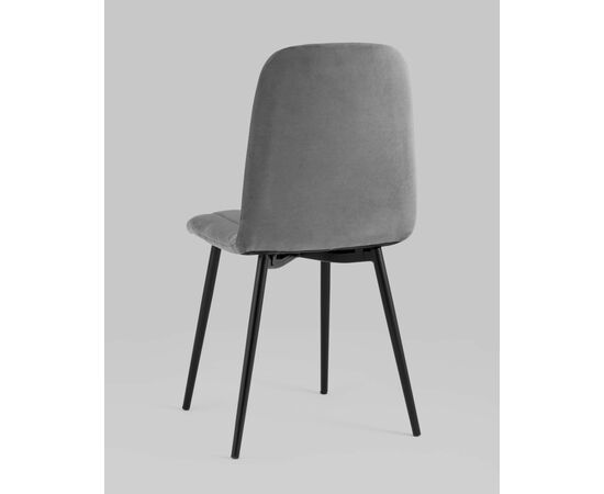 Стул Easy велюр темно-серый, изображение 10 | Интернет магазин мебели и декора LifeDekor