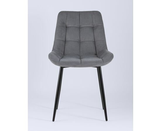 Стул Флекс велюр серый, изображение 7 | Интернет магазин мебели и декора LifeDekor