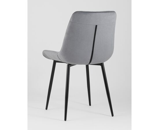 Стул Флекс велюр серый, изображение 10 | Интернет магазин мебели и декора LifeDekor