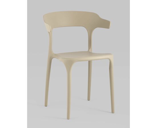 Стул Neo пластик бежевый, изображение 2 | Интернет магазин мебели и декора LifeDekor