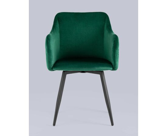 Стул Ника вращающийся велюр изумрудный, изображение 7 | Интернет магазин мебели и декора LifeDekor