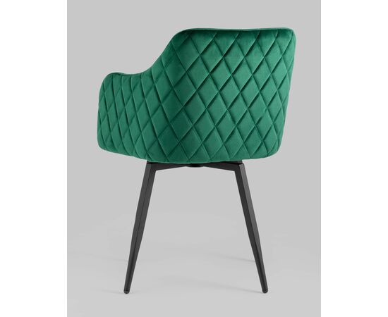 Стул Ника вращающийся велюр изумрудный, изображение 10 | Интернет магазин мебели и декора LifeDekor
