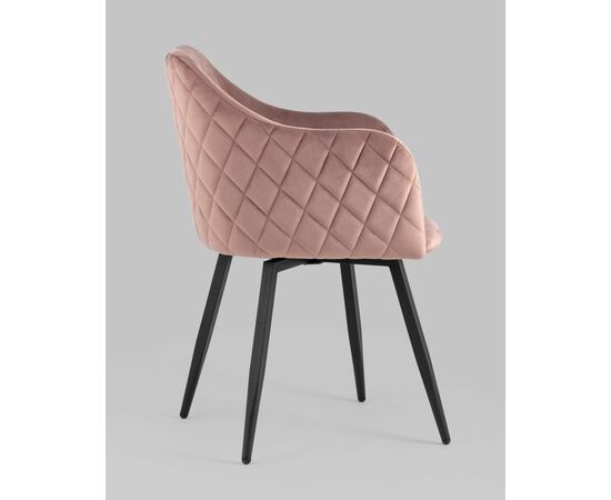 Стул Ника вращающийся велюр пыльно-розовый, изображение 8 | Интернет магазин мебели и декора LifeDekor