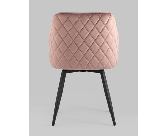 Стул Ника вращающийся велюр пыльно-розовый, изображение 9 | Интернет магазин мебели и декора LifeDekor