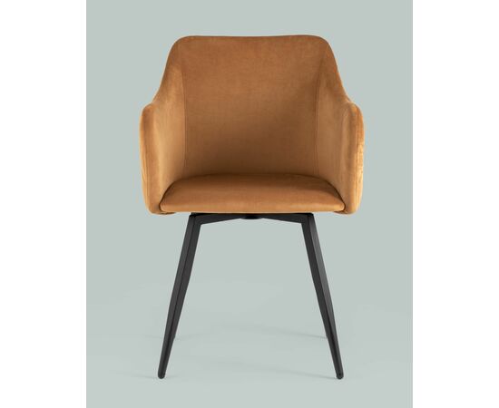 Стул Ника вращающийся велюр терракотовый, изображение 7 | Интернет магазин мебели и декора LifeDekor