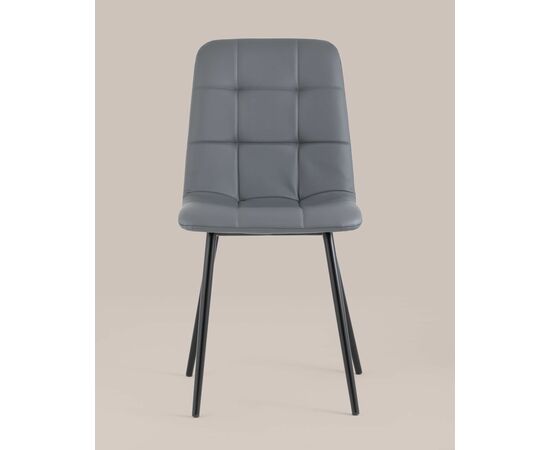 Стул Oliver экокожа серый, изображение 5 | Интернет магазин мебели и декора LifeDekor