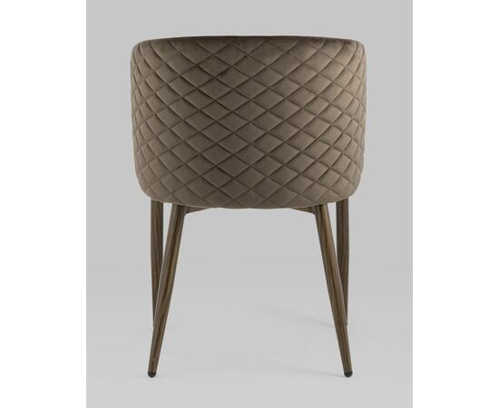 Стул Оскар велюр коричневый, изображение 7 | Интернет магазин мебели и декора LifeDekor