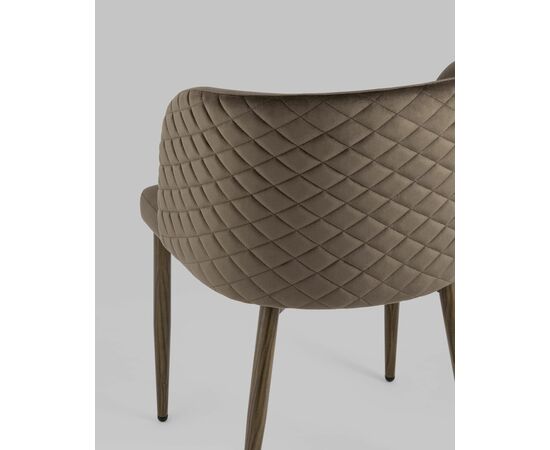 Стул Оскар велюр коричневый, изображение 9 | Интернет магазин мебели и декора LifeDekor