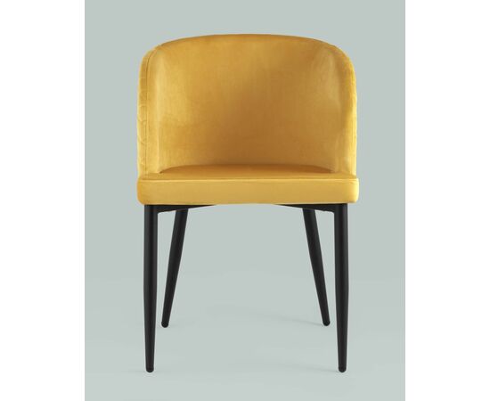 Стул Оскар велюр оранжевый, изображение 7 | Интернет магазин мебели и декора LifeDekor