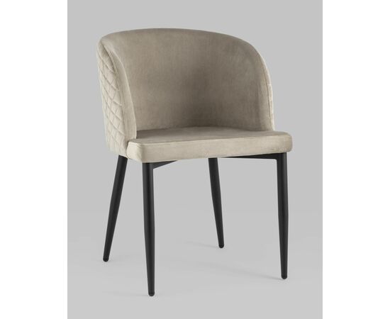 Стул Оскар велюр шампань, изображение 2 | Интернет магазин мебели и декора LifeDekor