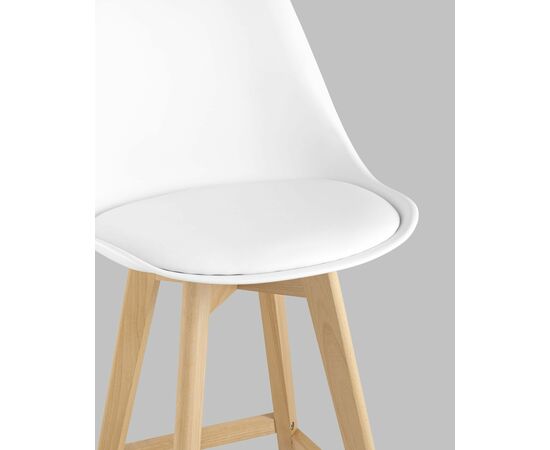 Стул полубарный FRANKFURT белый, изображение 8 | Интернет магазин мебели и декора LifeDekor