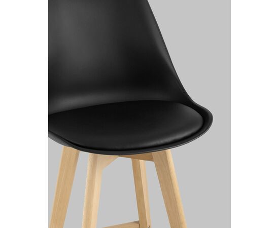 Стул полубарный FRANKFURT черный, изображение 8 | Интернет магазин мебели и декора LifeDekor