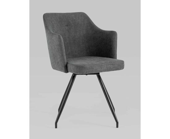 Стул Слинг вращающийся серый, изображение 2 | Интернет магазин мебели и декора LifeDekor