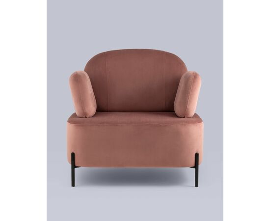 Кресло Кэнди с подлокотниками велюр пыльно-розовый, изображение 7 | Интернет магазин мебели и декора LifeDekor