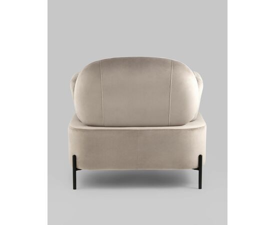 Кресло Кэнди с подлокотниками велюр серо-бежевый, изображение 10 | Интернет магазин мебели и декора LifeDekor