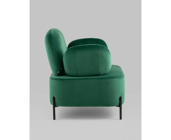 Кресло Кэнди с подлокотниками велюр зелёный, изображение 8 | Интернет магазин мебели и декора LifeDekor