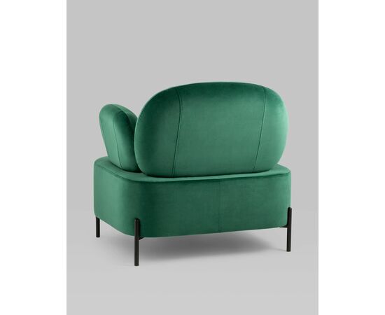 Кресло Кэнди с подлокотниками велюр зелёный, изображение 10 | Интернет магазин мебели и декора LifeDekor