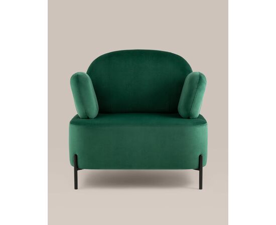 Кресло Кэнди с подлокотниками велюр зелёный, изображение 7 | Интернет магазин мебели и декора LifeDekor
