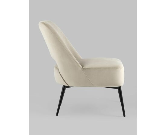 Кресло лаунж Бостон велюр бежевый, изображение 8 | Интернет магазин мебели и декора LifeDekor