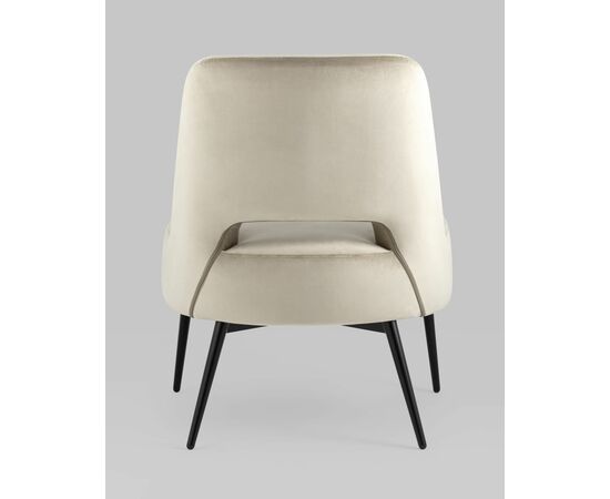 Кресло лаунж Бостон велюр бежевый, изображение 9 | Интернет магазин мебели и декора LifeDekor