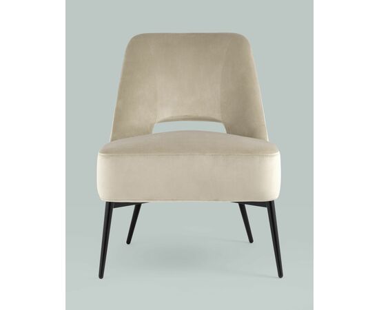 Кресло лаунж Бостон велюр бежевый, изображение 7 | Интернет магазин мебели и декора LifeDekor