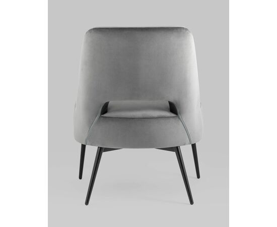 Кресло лаунж Бостон велюр тёмно-серый, изображение 9 | Интернет магазин мебели и декора LifeDekor