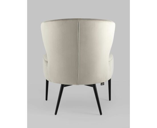 Кресло лаунж Royal велюр серо-бежевый, изображение 13 | Интернет магазин мебели и декора LifeDekor