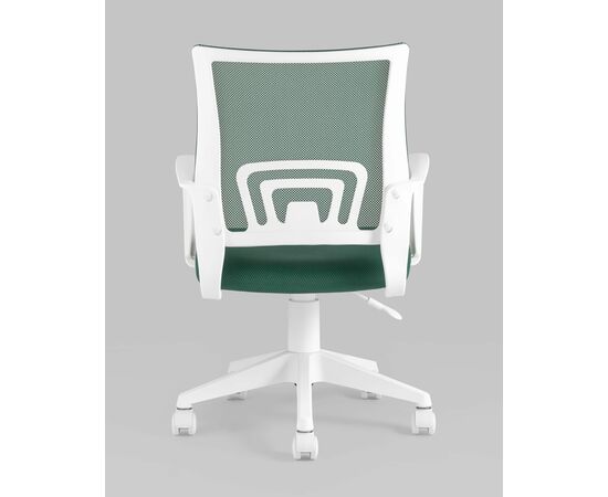 Кресло офисное TopChairs ST-BASIC-W зеленый крестовина пластик белый, изображение 6 | Интернет магазин мебели и декора LifeDekor