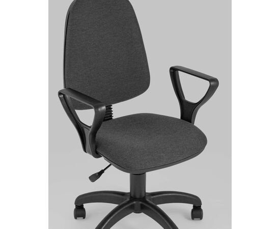 Кресло компьютерное Престиж серое, изображение 10 | Интернет магазин мебели и декора LifeDekor