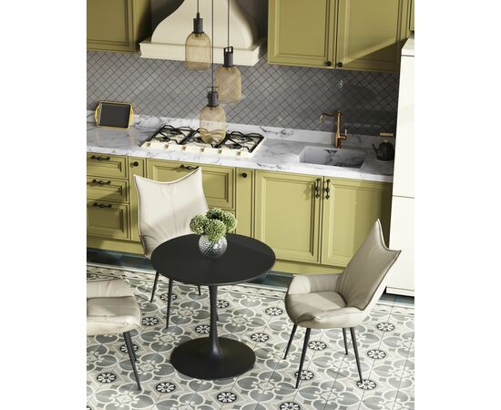 Стул Осло велюр бежевый, изображение 6 | Интернет магазин мебели и декора LifeDekor